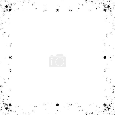 Illustration for Abstract grunge frame with copy space, vector illustration - Royalty Free Image