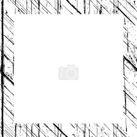 Illustration for Abstract Grunge frame for your projects. - Royalty Free Image