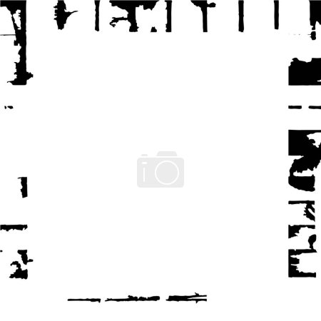 Illustration for Abstract background. monochrome frame. vector illustration - Royalty Free Image