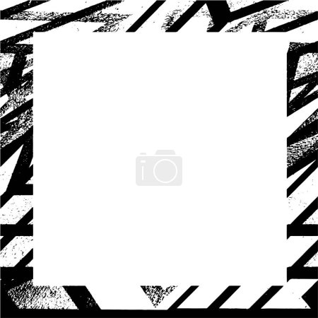 Illustration for Abstract Grunge frame for your projects. - Royalty Free Image