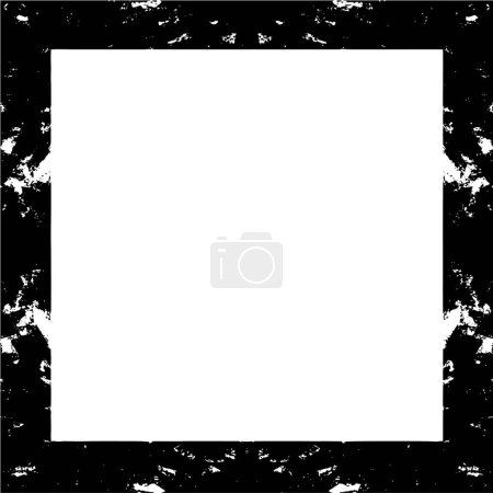 Illustration for Grunge Texture Border Frame - Royalty Free Image