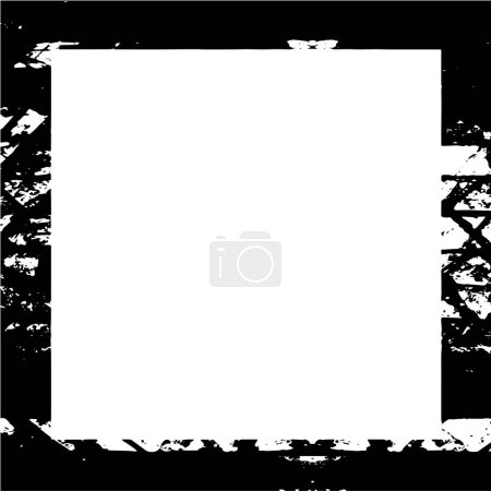 Photo for Grunge Texture Border Frame - Royalty Free Image