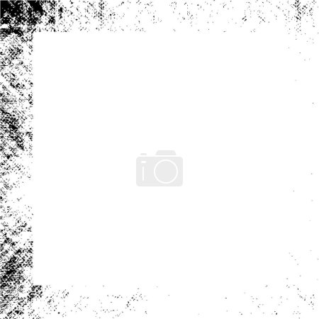 Ilustración de Marco grunge abstracto con espacio de copia, ilustración vectorial - Imagen libre de derechos
