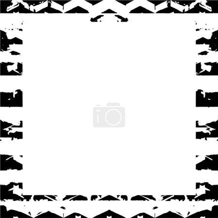 Illustration for Frame, abstract  geometric background, vector illustration - Royalty Free Image