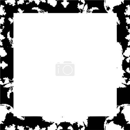 Illustration for Frame. vector illustration, black and white abstract background - Royalty Free Image