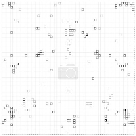 Illustration for Abstract mosaic background. vector square pattern - Royalty Free Image