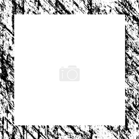 Ilustración de Marco de fondo con salpicaduras y manchas desordenadas, fondo de pantalla abstracto - Imagen libre de derechos