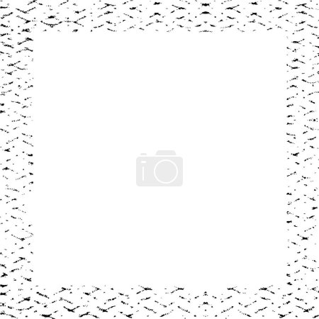 Ilustración de Abstracto en blanco y negro textura áspera, ilustración vectorial - Imagen libre de derechos
