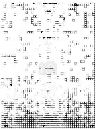 Ilustración de Fondo abstracto del mosaico. vector patrón cuadrado - Imagen libre de derechos