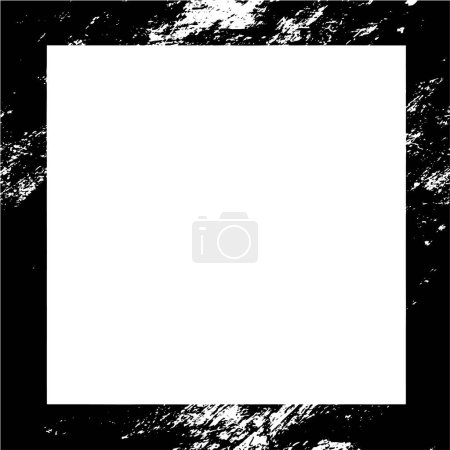 Illustration for Abstract background. monochrome frame - Royalty Free Image