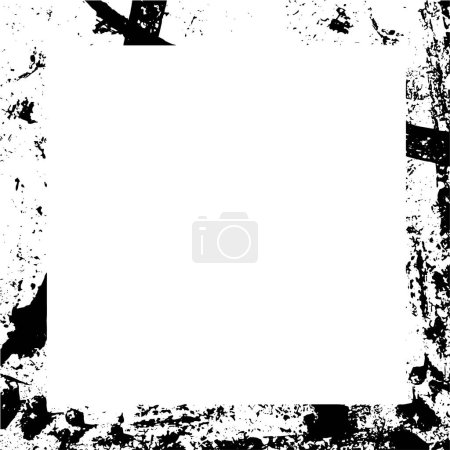 Ilustración de Fondo abstracto. marco geométrico blanco y negro - Imagen libre de derechos