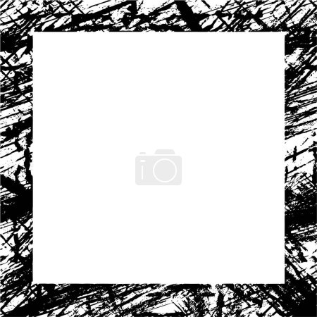 Illustration for Abstract grunge frame, vector illustration - Royalty Free Image