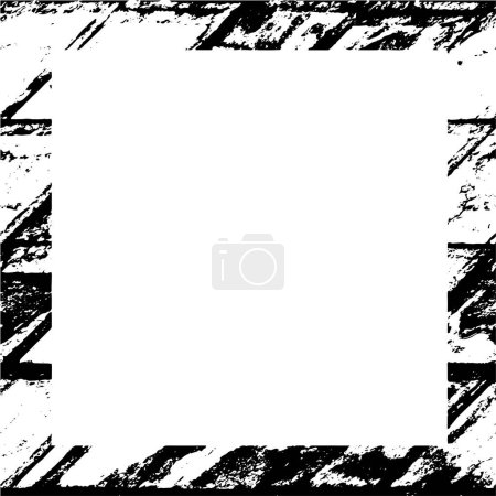 Ilustración de Vector marco blanco y negro - Imagen libre de derechos