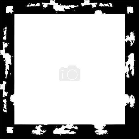 Ilustración de Ilustración vectorial. marco abstracto blanco y negro - Imagen libre de derechos