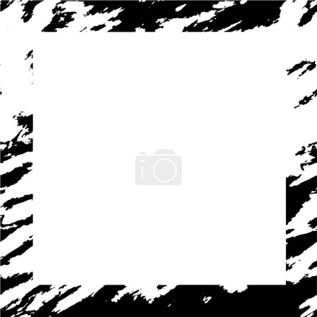 Ilustración de Ilustración vectorial. marco abstracto blanco y negro - Imagen libre de derechos