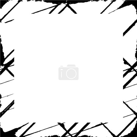 Ilustración de Vector píxel marco de mosaico - Imagen libre de derechos