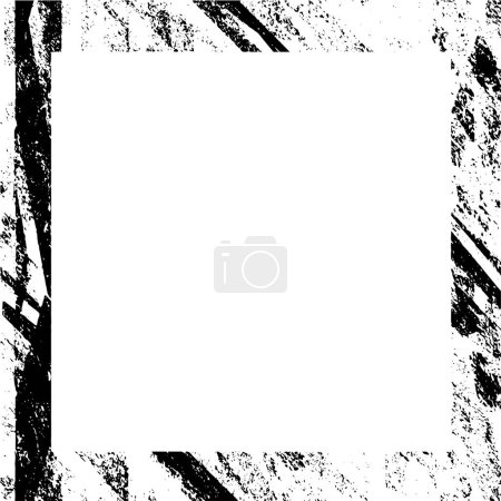 Illustration for Halftone mosaic frame. abstract monochrome background. vector illustration. - Royalty Free Image