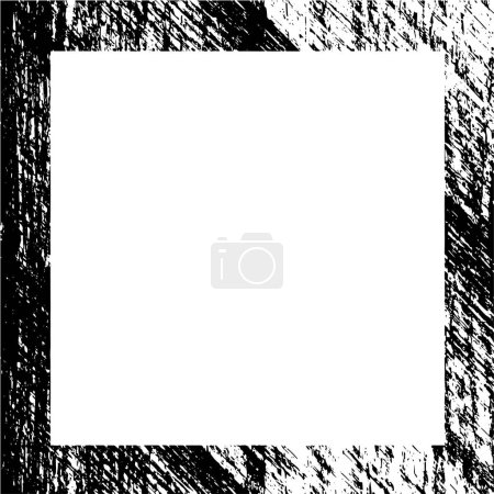 Ilustración de Vector marco abstracto blanco y negro - Imagen libre de derechos