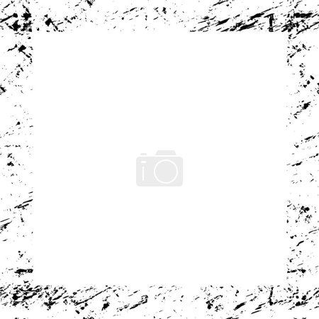 Téléchargez les photos : Vecteur noir et blanc cadre abstrait - en image libre de droit