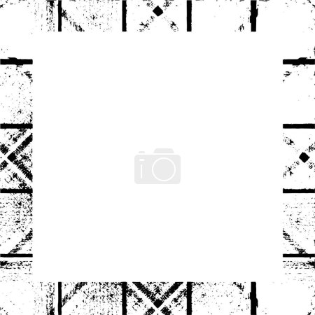 Photo for Frame on white background of grunge overlay for postcards, wrapping - Royalty Free Image
