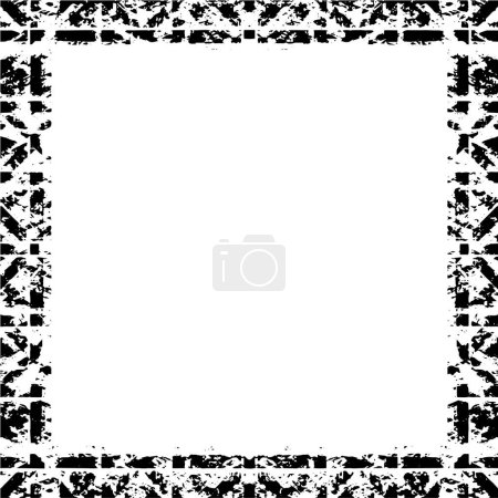 Illustration for Abstract geometric frame vector illustration - Royalty Free Image