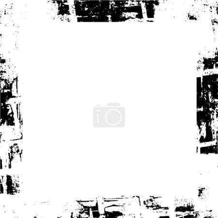 Ilustración de Capa superpuesta de grunge. Fondo abstracto de vector en blanco y negro
. - Imagen libre de derechos