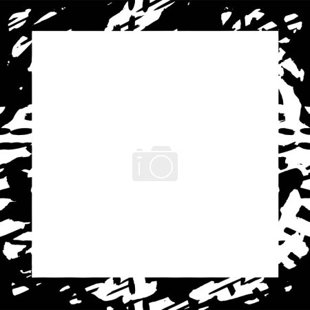 Ilustración de Marco monocromo blanco y negro - Imagen libre de derechos
