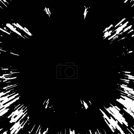 Illustration for Abstract grunge background in black and white colors. vector illustration - Royalty Free Image