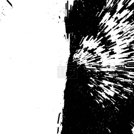 Ilustración de Fondo grunge abstracto en colores blanco y negro. ilustración vectorial - Imagen libre de derechos