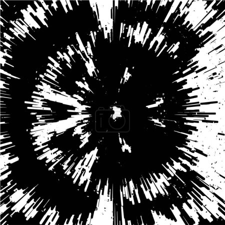 Ilustración de Fondo grunge abstracto en colores blanco y negro. ilustración vectorial - Imagen libre de derechos