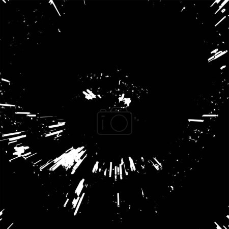 Ilustración de Grunge medio tono negro y blanco textura de fondo. - Imagen libre de derechos