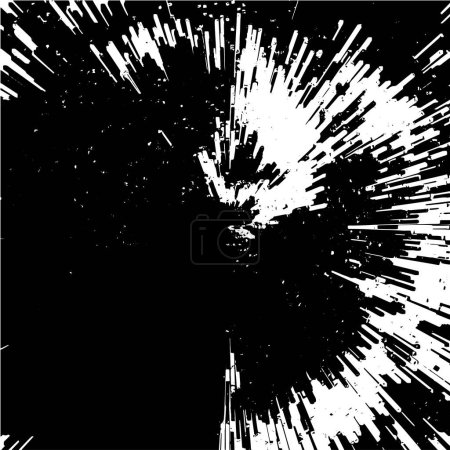 Ilustración de Grunge medio tono negro y blanco textura de fondo. - Imagen libre de derechos
