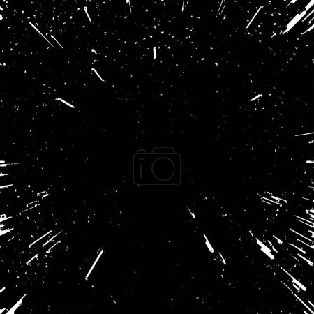 Illustration for Abstract black and white background. monochrome texture. - Royalty Free Image