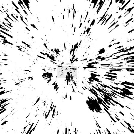 Ilustración de Fondo abstracto. Textura monocromática. La imagen incluye un efecto de los tonos blanco y negro - Imagen libre de derechos