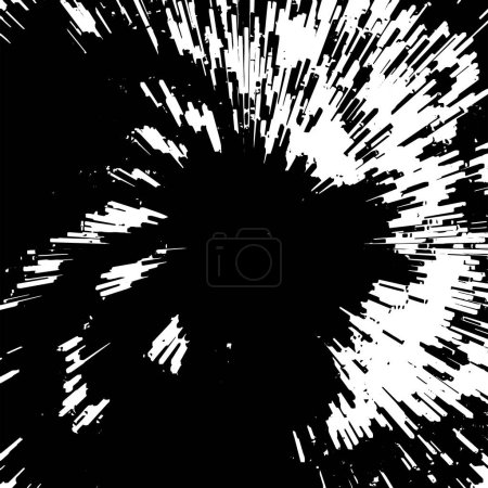 Illustration for Old grunge background with black and white pattern - Royalty Free Image