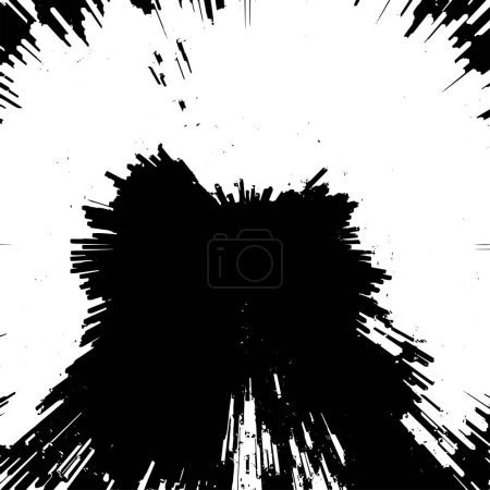 Illustration for Rough black and white texture vector. Grunge background. Vector Illustration. - Royalty Free Image