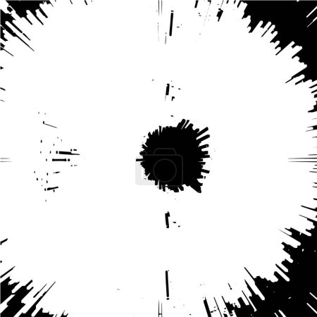 Ilustración de Vector abstracto explosión fondo blanco y negro - Imagen libre de derechos