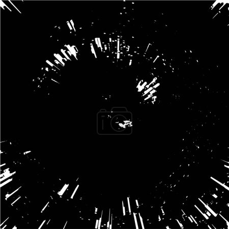 Ilustración de Vector abstracto explosión fondo blanco y negro - Imagen libre de derechos