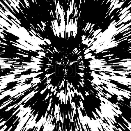 Ilustración de Pinceladas negras abstractas en blanco. Color oscuro pintura textura - Imagen libre de derechos