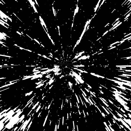 Ilustración de Vector abstracto negro fondo blanco con rayas - Imagen libre de derechos