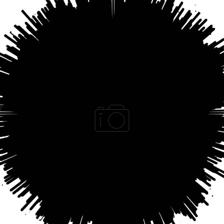Ilustración de Fondo blanco y negro, textura abstracta explosión, ilustración vectorial - Imagen libre de derechos