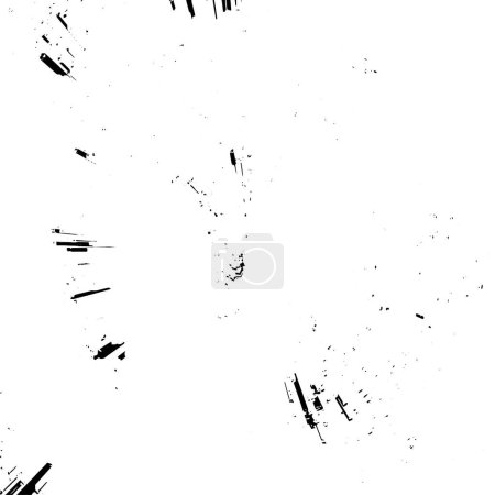 Illustration for Explosion abstract texture, black and white background, vector illustration - Royalty Free Image