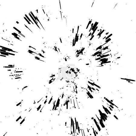 Ilustración de Grunge blanco y negro. Textura de superposición de angustia. - Imagen libre de derechos