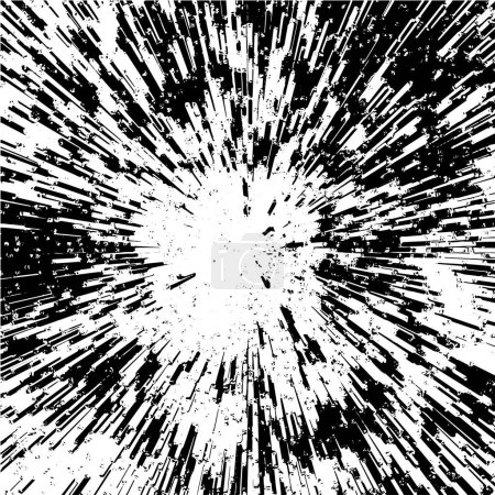 Ilustración de Grunge blanco y negro. Textura de superposición de angustia. - Imagen libre de derechos