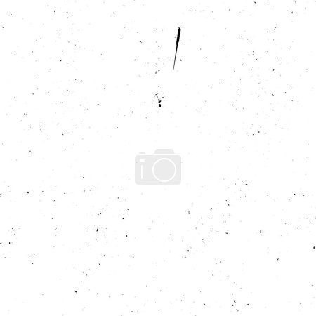 Illustration for Black and white grunge texture background. Abstract monochrome illustration. - Royalty Free Image