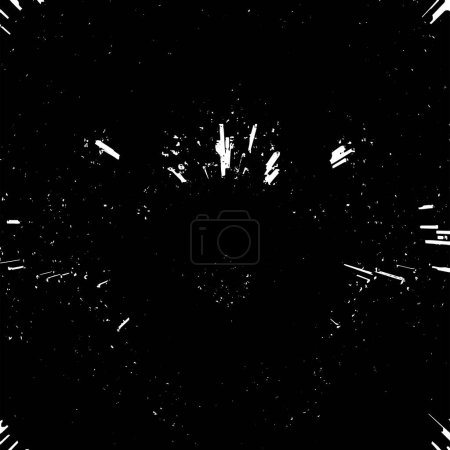 Illustration for Vector illustration. Abstract black and white monochrome background. - Royalty Free Image