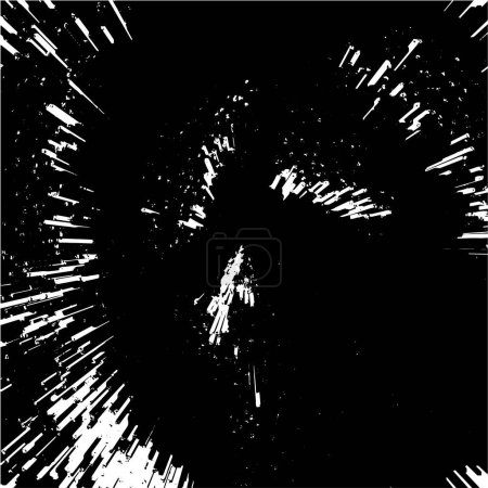 Ilustración de Grunge blanco y negro. Textura de superposición de angustia. Abstracto polvo superficial y áspero concepto de fondo de pared sucia. - Imagen libre de derechos