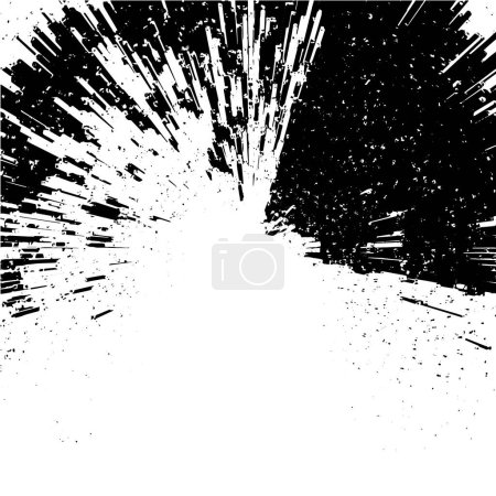 Ilustración de Grunge blanco y negro. Textura de superposición de angustia. Abstracto polvo superficial y áspero concepto de fondo de pared sucia. - Imagen libre de derechos