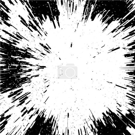 Illustration for Vector illustration. abstract  black and white background, texture. - Royalty Free Image