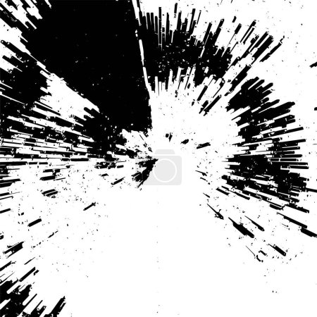 Ilustración de Fondo blanco y negro, textura abstracta. ilustración vectorial - Imagen libre de derechos